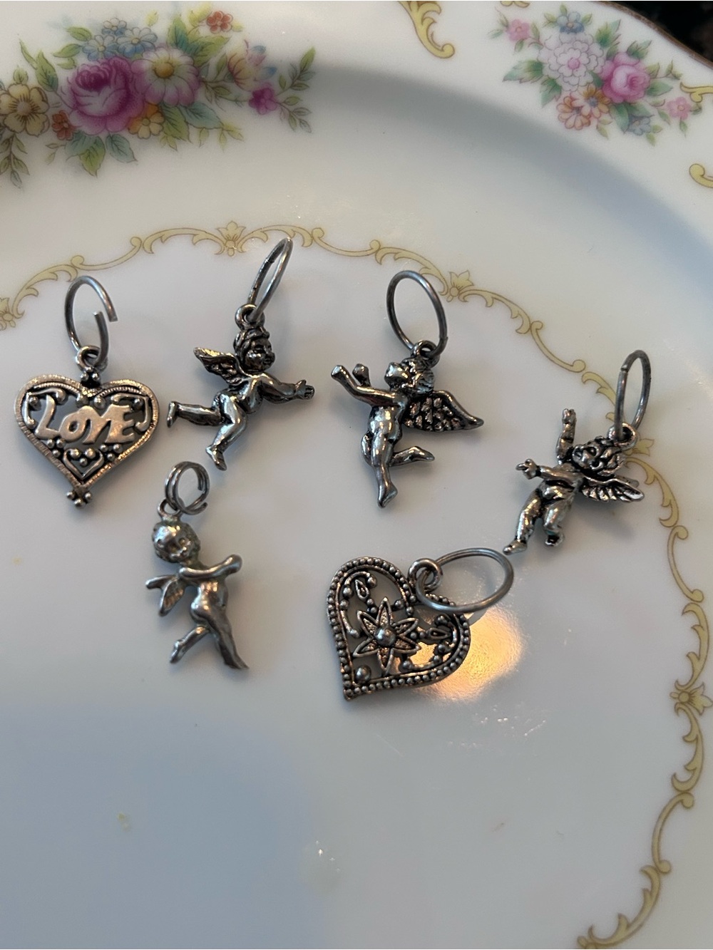 6 Sterling Silver Charms